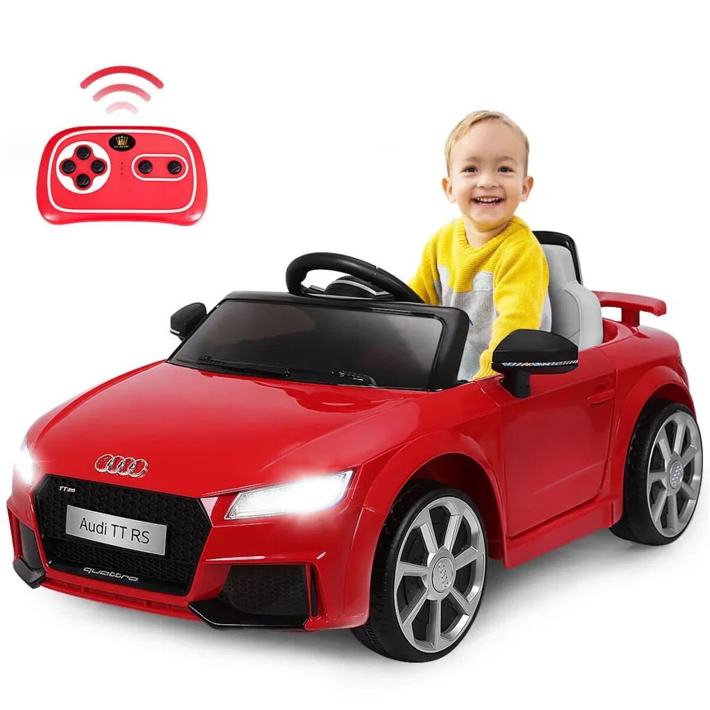 DORTALA Kids Electric Ride On Car Licensed Audi TTRS Toddlers 12V Battery Vehicle