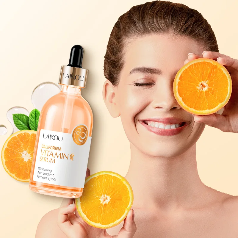100ml LAIKOU Sakura Serum Vitamin C Essence Moisturizing Firming Brightening Face Serum Beauty Facial Skin Care Products - Image 3