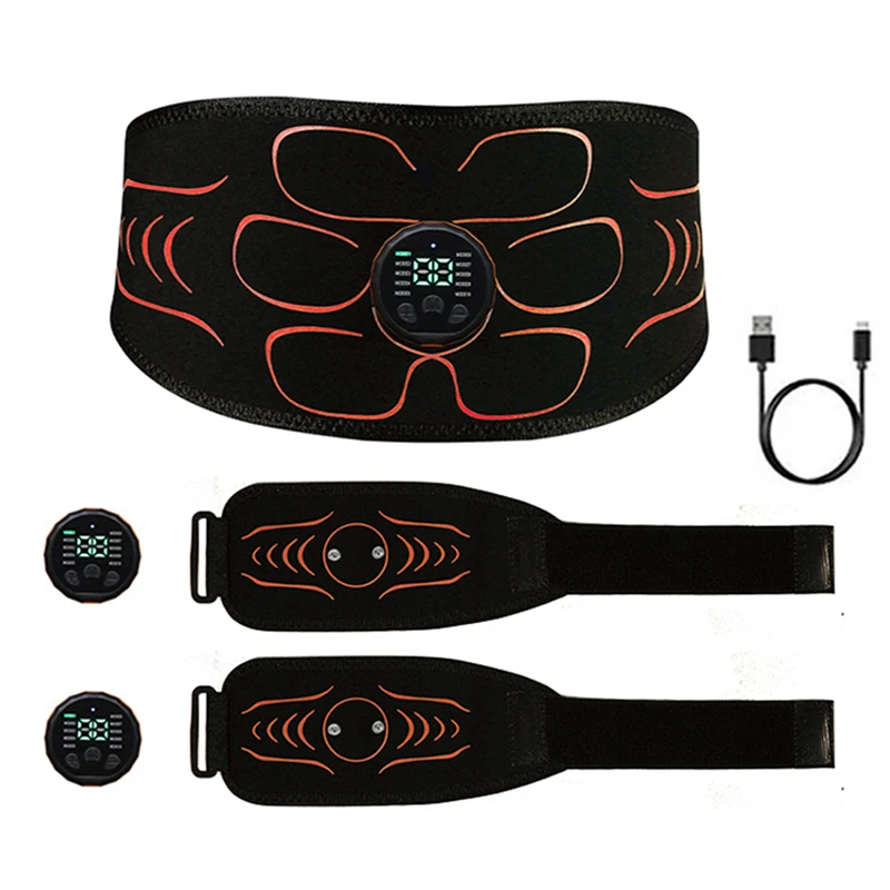 Abdominal Massager Waist Belt Muscle Toner Smart Abdominal Muscle Trainer For Arm Leg Workout Training Fitness Massage Equipment 1