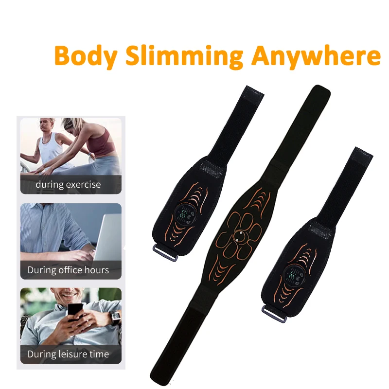 Abdominal Massager Waist Belt Muscle Toner Smart Abdominal Muscle Trainer For Arm Leg Workout Training Fitness Massage Equipment 6