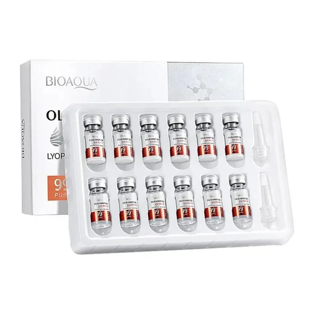 Facial Serum Yeast Freeze-Dried Power Skin Care Set Shrink Pores Moisturizing Brighten Anti Aging Peptides Essence