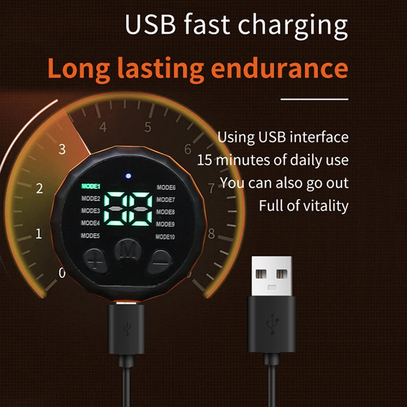 Abdominal Massager Waist Belt Muscle Toner Smart Abdominal Muscle Trainer For Arm Leg Workout Training Fitness Massage Equipment 3