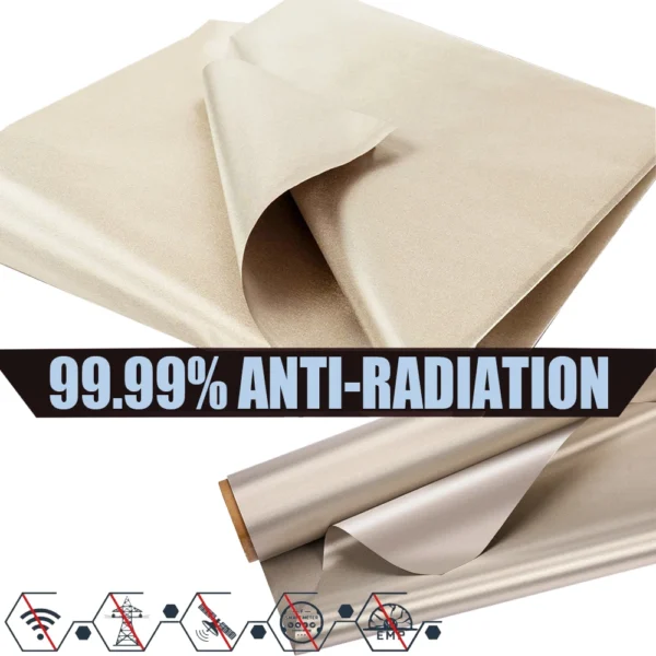 Faraday Fabric RFID Shielding Block WiFi/RF Anti-Radiation Conductive Magnetic Copper/Nickel EMF Cloth Anti Signal Interfer 1
