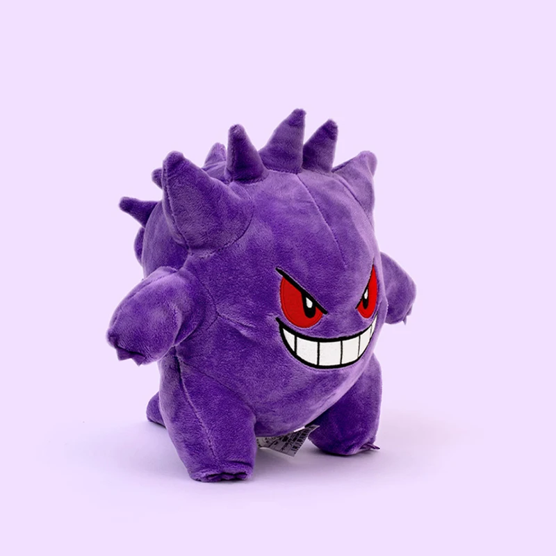 25cm Gengar Plush Toy Pokemon Cute Peluche Stuffed Doll Toy Popular Style Cartoon Image Throw pillow Birthday Gift For Boyfriend 3